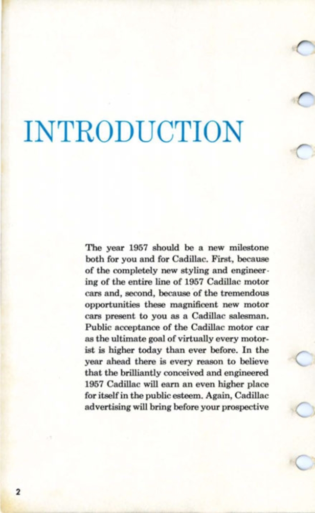 1957 Cadillac Salesmans Data Book Page 148